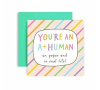Huxters Exam congratulations Card You passed Your Exams Well Done Cards You're an A Plus Nerd - (A Plus Human)