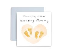 Huxters Expecting Twins Baby Card You are Going to Be Amazing Twin Mummy Announcement Shower We're Pregnant - 14.8cm (Expecting Twin Mummy)