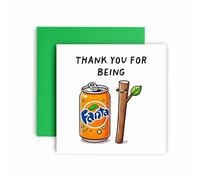 Huxters Funny Thank you for being Card Fantastick Thank you for being Awesome Card for Thanks - 14.8cm (Thank you for being)