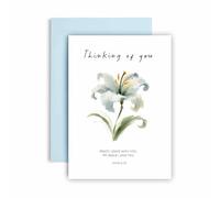 Huxters Religious Bible Sympathy Card Thinking of You John 14:27 Peace I leave with you Mum Nana Grandad Dad Brother Sister Loss - 17 by 12cm (John 14:27)