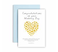 Huxters Religious Bible Wedding Congratulations Card for Married Couple Newlywed Colossians 3:14 Love Binds them in perfect Unity WeddingsHer Him - 17 by 12cm (Colossians 3:14)