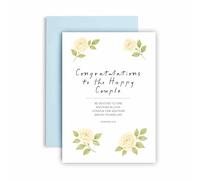 Huxters Religious Bible Wedding Congratulations Card for Married Couple Newlywed Romans 12:10 Be Devoted to One Another WeddingsHer Him - 17 by 12cm (Romans 12:10)