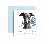 Huxters Sorry for Loss of Dog - Italian Greyhound - Condolences to Dog Mum and Dog Dad - Dog Best Faithful Friend Deepest Sympathy (Italian Greyhound)