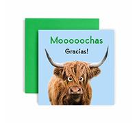 Huxters Thank You Teacher Funny Card- Premium Quality A5 Greeting Cards for Loved Ones - Humorous Teacher Appreciation Card Teacher thank you card
