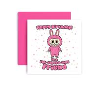 Huxters The Monster Friend Birthday Card for Her Women - To a Fabulous (Friend)