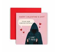 Huxters To my 100% Forever Faithful Funny Traitors Game Show Valentine's Day Card, Romantic Greeting Card (Faithful)