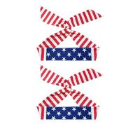 HUYCZ 2PCS USA Flag Tie Headband National Flag Bandana Country Flag Headbands,Sweat Bands Headbands for Soccer, Tennis, Workouts,and Costumes