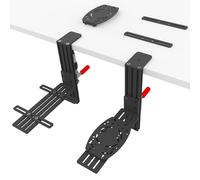 HUYE 2 Pack Hotas Desk Mount for Flight Sim Game Joystick, Fits Thrustmaster Hotas Warthog,T-Flight, T.16000M, TCA, TSSH Shifter & Handbrake, Logitech X52, X56, X52 Pro, VPC, VKB, Winwing Orion Hotas