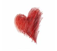 HUYEEI Love Heart Pictures Canvas Painting, Red Wax Heart, For Living Room Bedroom Office Wall Painting Print On Poster Photo Home Decorations(red)-60x90cm Unframed