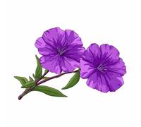 HUYEEI Nature Landscape Canvas Wall Art Purple Floral Painting posters picture, Modern Wall Decor, for Bedroom, Office, Living Room, Corridor, classroom(Purple;183)-60x90cm Unframed