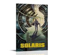 HUYEHEHERRY Solaris Movie Poster Wall Art Canvas Cover Vintage Aesthetic Design Poster Decorative Painting for Living Rooms 16x24inch(40x60cm) Frame-style