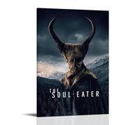 HUYEHEHERRY The Soul Eater Poster Wall Art Canvas Cover Vintage Aesthetic Design Poster Decorative Painting for Living Rooms 12x18inch(30x45cm) Frame-style