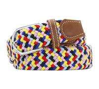 Huyfhksd Multicolored Elastic Woven Golf Belts Casual Braided Stretch Belt for Men and Women, Multicolor C, for Waist Size 36"-39"