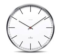 Huygens One RC Wall clock HU10002EU - Unisex - 35 cm - Quartz Silver/White 35 cm