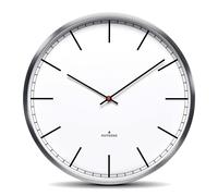 Huygens One Wall clock HU10003 - Unisex - 45 cm - Quartz Silver/White 45 cm
