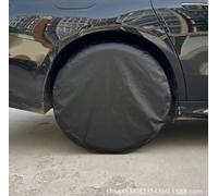 HUYIYUAN 4 Packs Car Tyre Covers for MG 6pro MG6pro 2021-2023, Waterproof Wheel Protector Sun Tyre Cover wheel protector weatherproof tyre bag Black