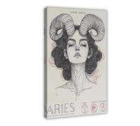 HUYNHTY Astrology Decor Canvas Poster Wall Art Print Picture Paintings 12x18inch(30x45cm)