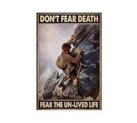 HUYNHTY Don’t Fear Death Fear The Un-Lived Life Canvas Poster Wall Art Print Picture Paintings 08x12inch(20x30cm)