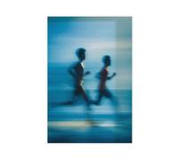 HUYNHTY Dynamic Running Art Canvas Poster Bedroom Decor Landscape Decor Gift 12x18inch(30x45cm)