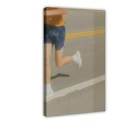 HUYNHTY Dynamic Running Art Print Canvas Poster Bedroom Decor Landscape Decor Gift 24x36inch(60x90cm)
