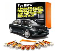 HUYQAPR Car LED Interior Map Light Kit, For BMW 7 Series F01 F02 F03 F04 E65 E66 E67 E38 735i 740i 740d 745i 750i GS 760li Sun Visor Bulb