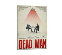 HUYREWHUYUU Dead Man Posters Vintage Poster Decorative Painting Aesthetic Wall Art Canvas Decor for Living Room Bed Room 20x30inch(50x75cm) Frame-style