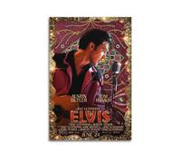 HUYREWHUYUU Elvis Posters Vintage Poster Decorative Painting Aesthetic Wall Art Canvas Decor for Living Room Bed Room 20x30inch(50x75cm) Unframe-style