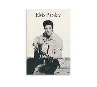 HUYREWHUYUU Elvis Presley Posters Vintage Poster Decorative Painting Aesthetic Wall Art Canvas Decor for Living Room Bed Room 12x18inch(30x45cm) Unframe-style