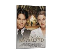 HUYREWHUYUU Finding Neverland Posters Vintage Poster Decorative Painting Aesthetic Wall Art Canvas Decor for Living Room Bed Room 20x30inch(50x75cm) Frame-style