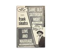 HUYREWHUYUU Frank Sinatra Posters Vintage Poster Decorative Painting Aesthetic Wall Art Canvas Decor for Living Room Bed Room 20x30inch(50x75cm) Unframe-style