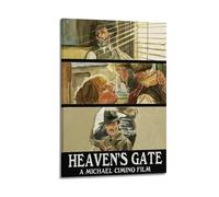 HUYREWHUYUU Heaven's Gate Posters Vintage Poster Decorative Painting Aesthetic Wall Art Canvas Decor for Living Room Bed Room 24x36inch(60x90cm) Frame-style