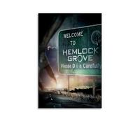 HUYREWHUYUU Hemlock Grove Posters Vintage Poster Decorative Painting Aesthetic Wall Art Canvas Decor for Living Room Bed Room 12x18inch(30x45cm) Unframe-style