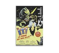 HUYREWHUYUU It! The Terror from Beyond Space Posters Vintage Poster Decorative Painting Aesthetic Wall Art Canvas Decor for Living Room Bed Room 12x18inch(30x45cm) Unframe-style