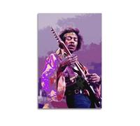 HUYREWHUYUU Jimi Hendrix Posters Vintage Poster Decorative Painting Aesthetic Wall Art Canvas Decor for Living Room Bed Room 24x36inch(60x90cm) Unframe-style