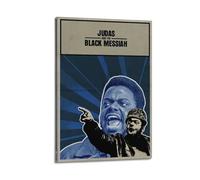 HUYREWHUYUU Judas And The Black Messiah Posters Vintage Poster Decorative Painting Aesthetic Wall Art Canvas Decor for Living Room Bed Room 20x30inch(50x75cm) Frame-style