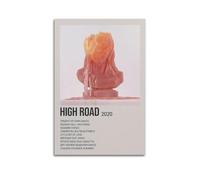 HUYREWHUYUU Kesha Posters Vintage Poster Decorative Painting Aesthetic Wall Art Canvas Decor for Living Room Bed Room 24x36inch(60x90cm) Unframe-style