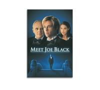 HUYREWHUYUU Meet Joe Black Posters Vintage Poster Decorative Painting Aesthetic Wall Art Canvas Decor for Living Room Bed Room 16x24inch(40x60cm) Unframe-style