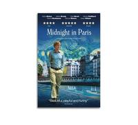 HUYREWHUYUU Midnight in Paris Posters Vintage Poster Decorative Painting Aesthetic Wall Art Canvas Decor for Living Room Bed Room 08x12inch(20x30cm) Unframe-style