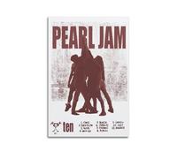 HUYREWHUYUU Pearl Jam Posters Vintage Poster Decorative Painting Aesthetic Wall Art Canvas Decor for Living Room Bed Room 12x18inch(30x45cm) Unframe-style