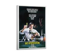 HUYREWHUYUU Re-Animator Posters Vintage Poster Decorative Painting Aesthetic Wall Art Canvas Decor for Living Room Bed Room 12x18inch(30x45cm) Frame-style