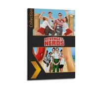 HUYREWHUYUU Revenge of The Nerds Posters Vintage Poster Decorative Painting Aesthetic Wall Art Canvas Decor for Living Room Bed Room 08x12inch(20x30cm) Frame-style