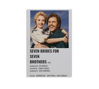 HUYREWHUYUU Seven Brides for Seven Brothers Posters Vintage Poster Decorative Painting Aesthetic Wall Art Canvas Decor for Living Room Bed Room 16x24inch(40x60cm) Unframe-style