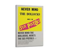 HUYREWHUYUU Sex Pistols Posters Vintage Poster Decorative Painting Aesthetic Wall Art Canvas Decor for Living Room Bed Room 12x18inch(30x45cm) Frame-style