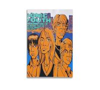 HUYREWHUYUU Sonic Youth Posters Vintage Poster Decorative Painting Aesthetic Wall Art Canvas Decor for Living Room Bed Room 08x12inch(20x30cm) Unframe-style
