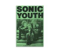 HUYREWHUYUU Sonic Youth Posters Vintage Poster Decorative Painting Aesthetic Wall Art Canvas Decor for Living Room Bed Room 24x36inch(60x90cm) Unframe-style