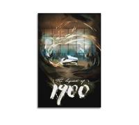 HUYREWHUYUU The Legend of 1900 Posters Vintage Poster Decorative Painting Aesthetic Wall Art Canvas Decor for Living Room Bed Room 24x36inch(60x90cm) Unframe-style