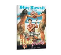 HUYRYRRHT Elvis Presley Blue Hawaii Posters Aesthetic Wall Art Canvas Poster Vintage Poster Decorative Painting Living Room Bed Room Decor20x30inch(50x75cm) Frame-style
