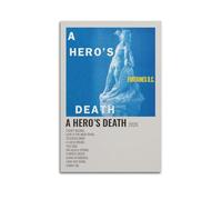 HUYRYRRHT Fontaines D.C Album A Hero's Death Posters Aesthetic Wall Art Canvas Poster Vintage Poster Decorative Painting Living Room Bed Room Decor08x12inch(20x30cm) Unframe-style