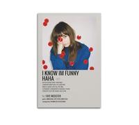 HUYRYRRHT I Know Im Funny Haha-faye Webster Posters Aesthetic Wall Art Canvas Poster Vintage Poster Decorative Painting Living Room Bed Room Decor24x36inch(60x90cm) Unframe-style
