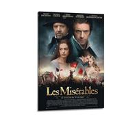 HUYRYRRHT Les Misérables 2012 Posters Aesthetic Wall Art Canvas Poster Vintage Poster Decorative Painting Living Room Bed Room Decor12x18inch(30x45cm) Frame-style